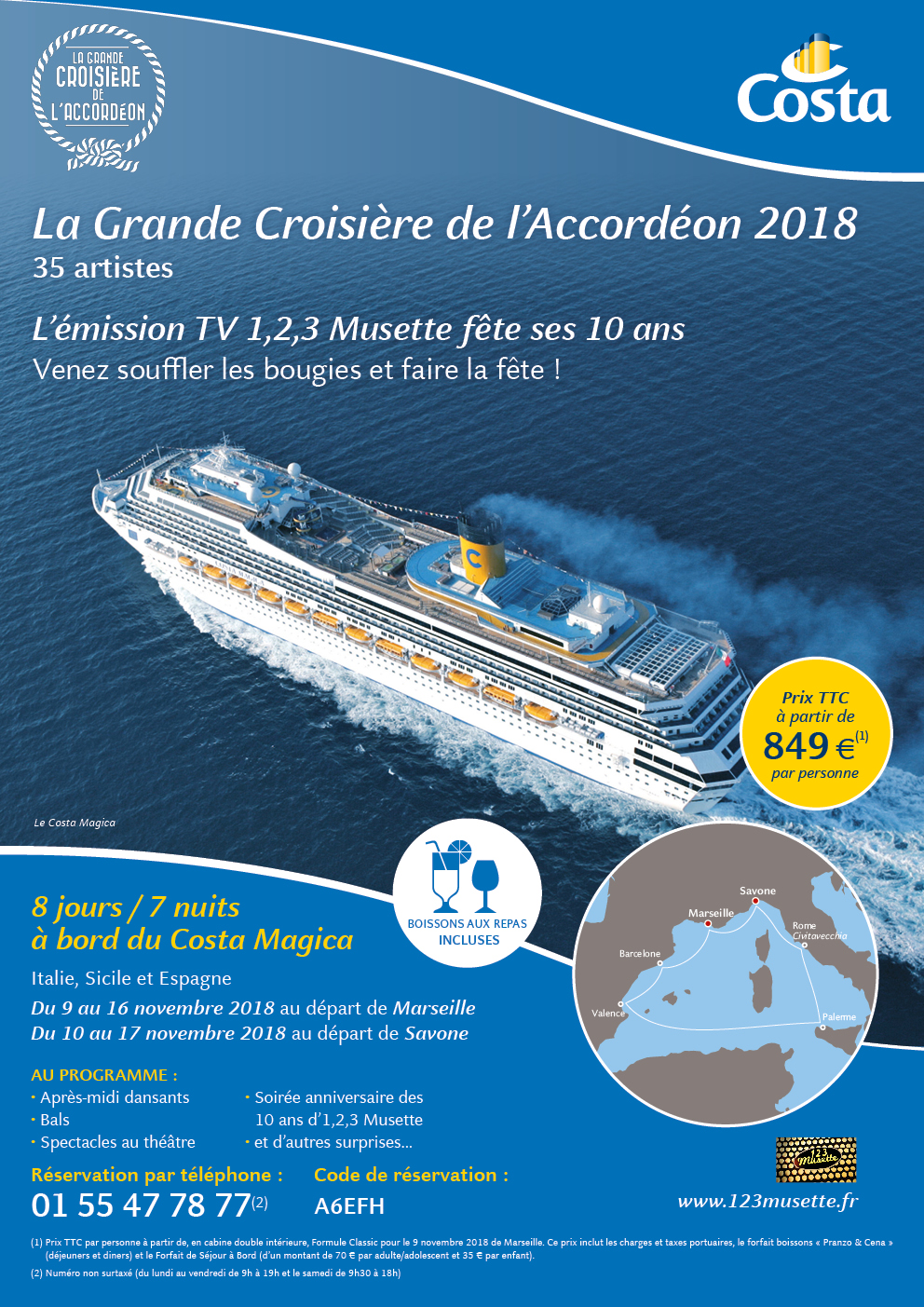 LA GRANDE CROISIÈRE DE L’ACCORDÉON 2018 LA GRANDE CROISIÈRE DE L’ACCORDÉON 2018